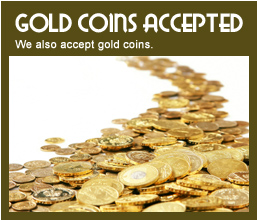 gold coins accepted